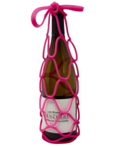 Sac porte-bouteille rose