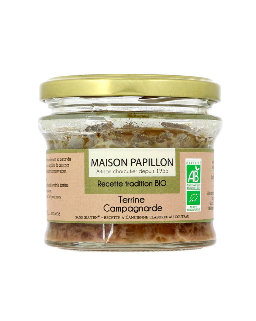 Terrine campagnarde BIO Maison Papillon Vindilo