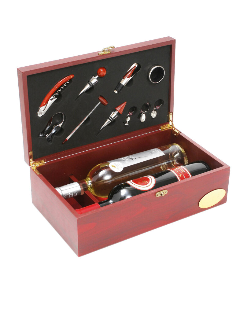 Petit Coffret Cadeau En Bois 10x7,3x4cm Boîte à Bijoux Avec